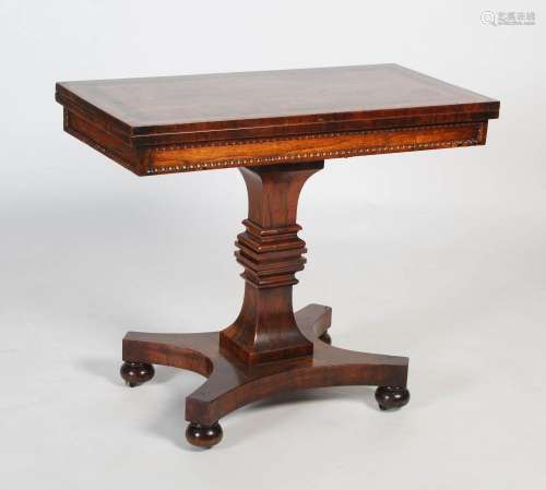 An early 19th century Scottish rosewood, burr walnut and ebo...