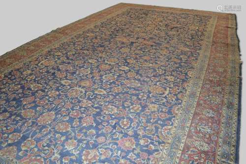 A late 19th / early 20th century Sultanabad carpet, the rect...