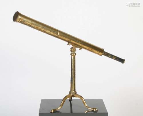 A 19th century 2in. refracting telescope by Dollond, London,...