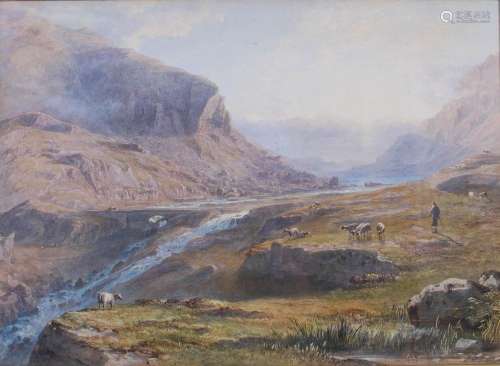 George Arthur Fripp RWS (British 1813 - 1895) Pont Pen-y-ben...