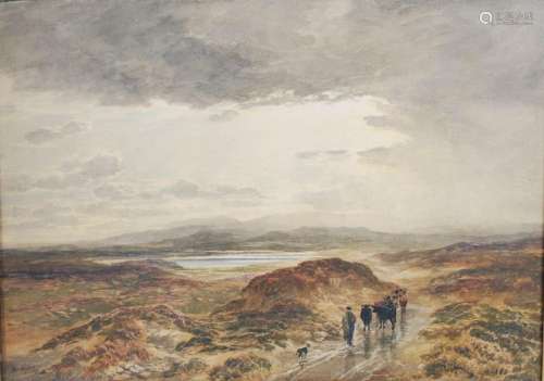 Samuel Bough RSA (1822-1878) Ben Wyvis, Rain clearing off wa...