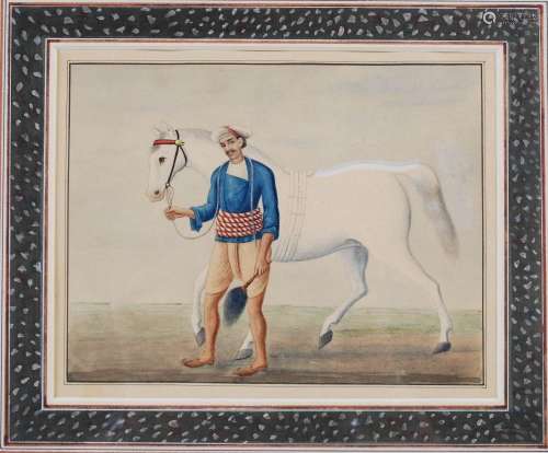 Company School (Indian, 19th century) Horse and Groom waterc...