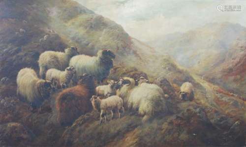 Robert Watson (Scottish 1856 - 1916) A Highland landscape wi...