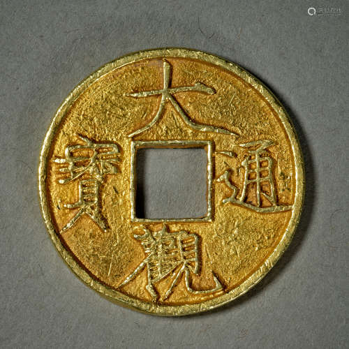 Chinese Tang  pure gold  gold coins