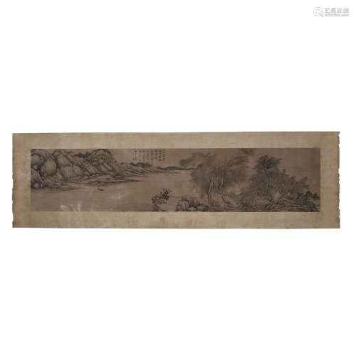 Chinese Qing Dynasty WANG HUI Landscape Painting