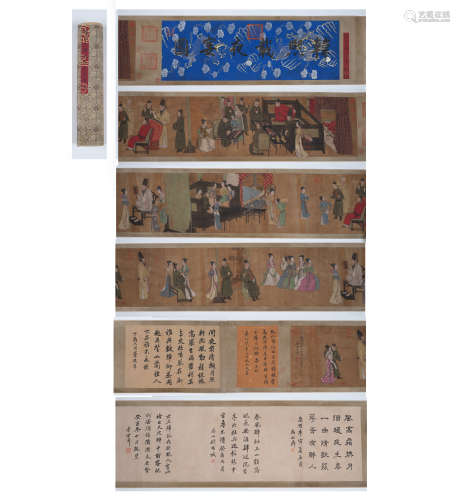 Chinese Tang Dynasty painting by GU HONG ZHONG