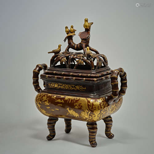 Chinese Ming Dynasty bronze incense burner