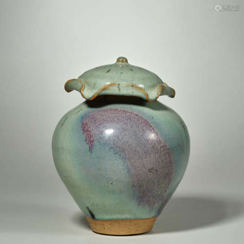 Chinese Song Dynasty Jun Kiln Porcelain Jar