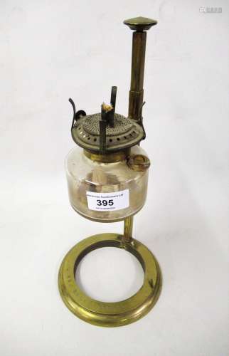R&J Beck London 19th Century brass laboratory oil lamp