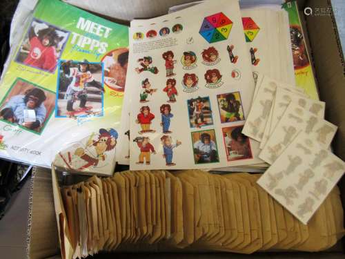 Quantity of PG Tips trading cards and ephemera