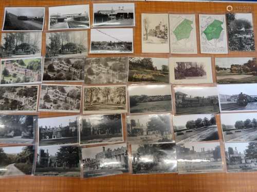 Thirty postcards, Croydon related, including sixteen RPs, Se...