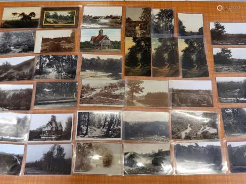 Thirty five postcards, Croydon related, including twenty six...