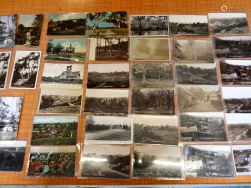 Thirty eight postcards, Croydon related, including thirty on...