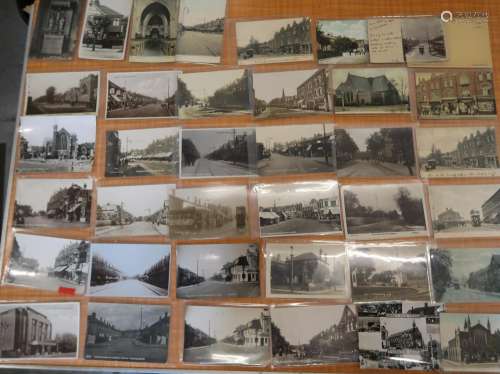 Thirty eight postcards, Croydon related, including twenty si...