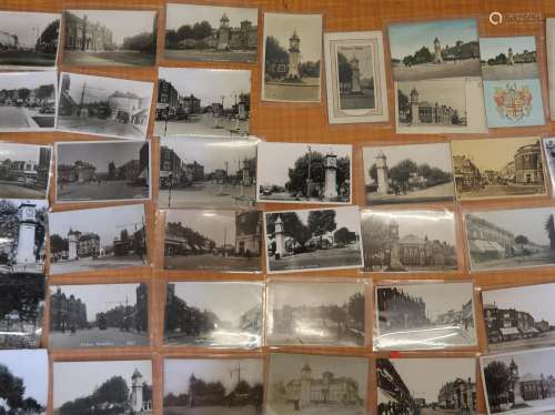 Thirty eight postcards, Croydon related, including thirty RP...