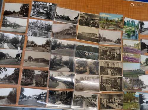 Forty postcards, Croydon related, including twenty two RPs, ...