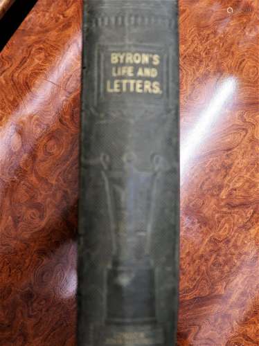One volume,  Byrons Life, Letters and Journals  London, John...