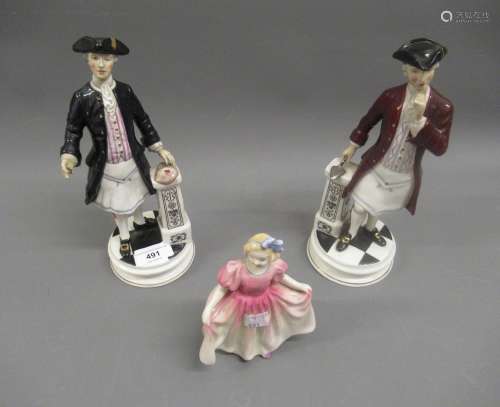 Pair of Michael Sutty Limited Edition Masonic figures  The A...