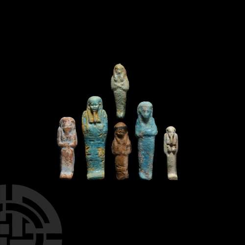 Egyptian Glazed Shabti Collection