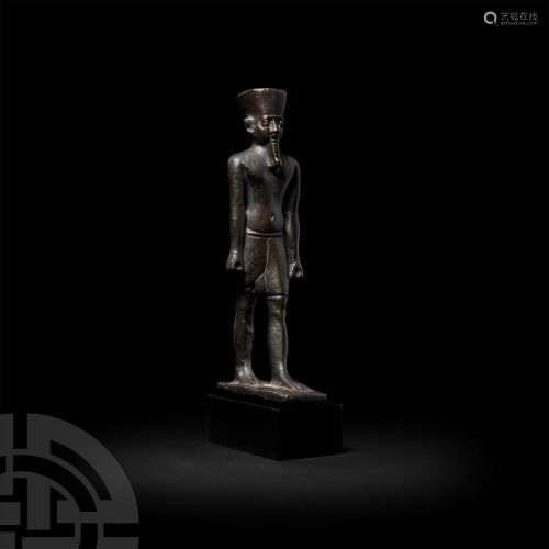 Egyptian Standing Figure of Amun-Re