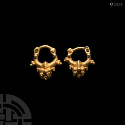 Parthian Gold Earring Pair