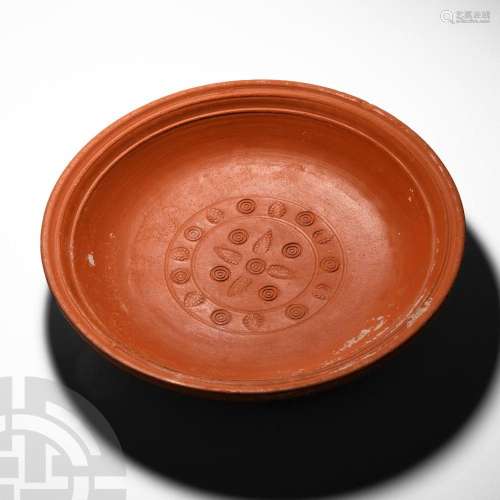 Roman Decorated Redware Bowl
