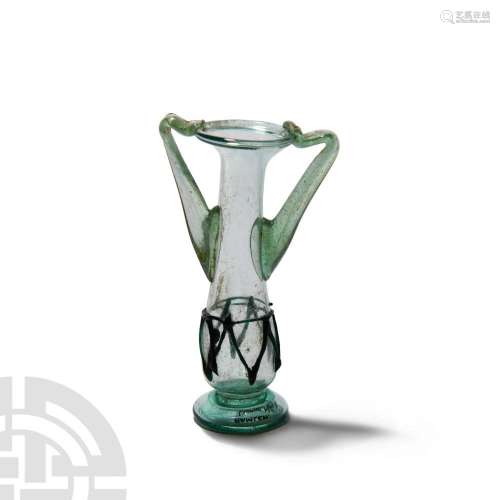 Roman Pale Green Glass Unguentarium