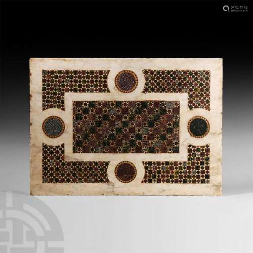 Byzantine Cosmatesque Mosaic Panel