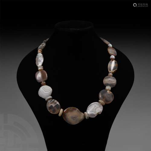 Agate Bead Necklace