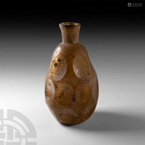 Sassanian Cut Glass Bottle