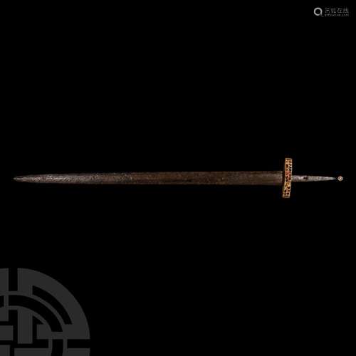 Migration Period Sword with Jewelled Hilt