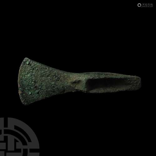 British Bronze Age 'The Manston Hoard' Palstave Axeh...