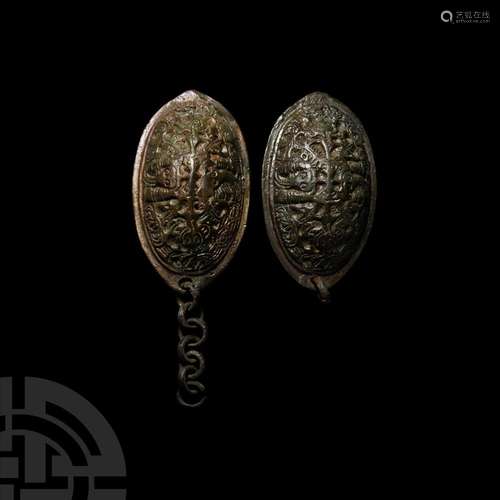 Viking Age Tortoise Brooch Pair