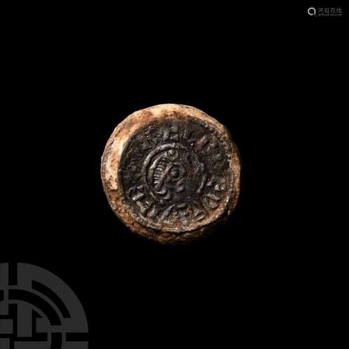 Viking Gaming Piece with Alfred the Great Penny