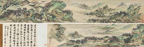 王 翚(1632-1717) 江山无尽图 设色纸本 手卷 1710年作