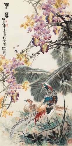 王炳龙(1940-1999) 春荫 设色纸本 镜心 1984年作