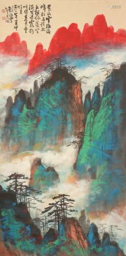 Splash-color Landscape, Liu Haisu