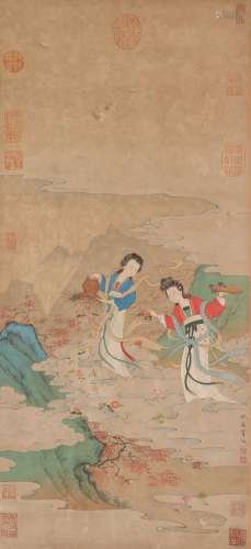 Maid Figure, Qiu Ying