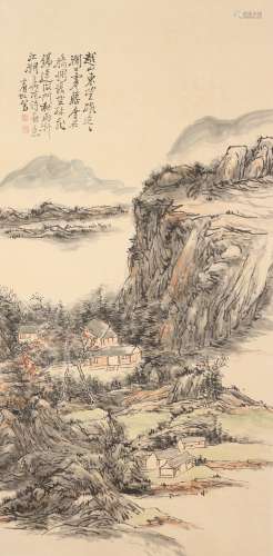Landscape, Huang Binhong