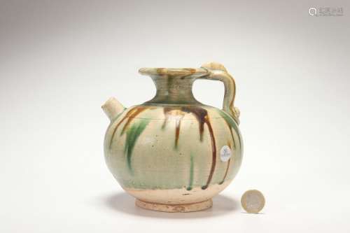 Chinese Tri-colored Ewer