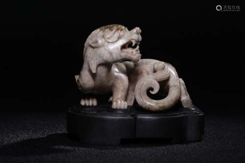 Chinese Jade Carved Beast