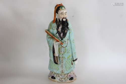 Chinese Famille Rose Porcelain Figural