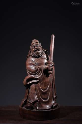 Chinese Bamboo Hand Carved Zhongkui