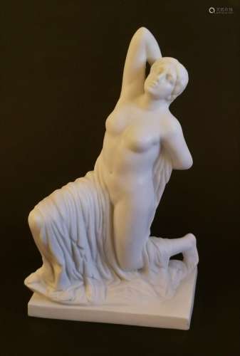 Antique Sevres Bisque Figurine Statue of Goddess