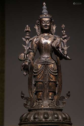 Chinese Gilt Bronze Buddha