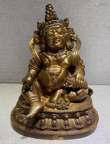 Chinese Gilt Bronze Buddha