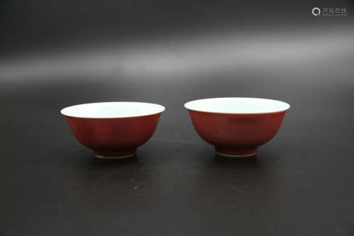 A pair of ancient Chinese 19th century porcelain