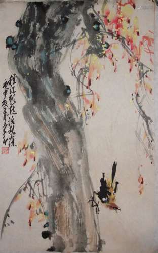 A painting of a Chinese celebrity