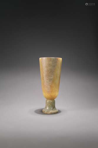 An ancient Chinese jade cup