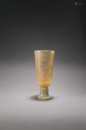 An ancient Chinese jade cup